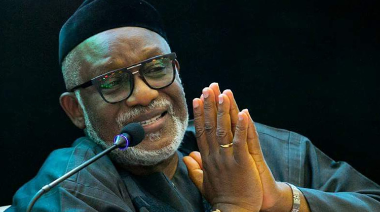 PDP left N220bn debt for my government –Akeredolu