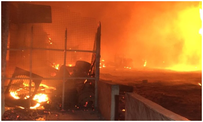 Pipeline fire put out after several hours in Abule Egba, Lagos