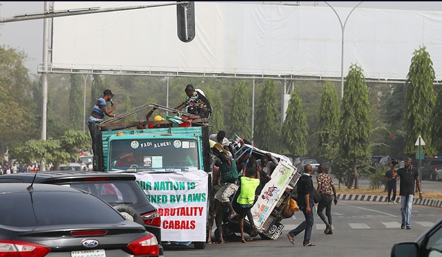 PDP protesters involved in road accident in Abuja