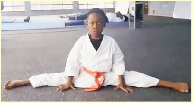 Akhimien: The five-year-old karate brown belt holder