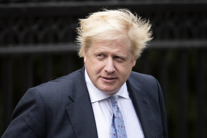 Boris Johnson celebrates Brexit Day with tax cut