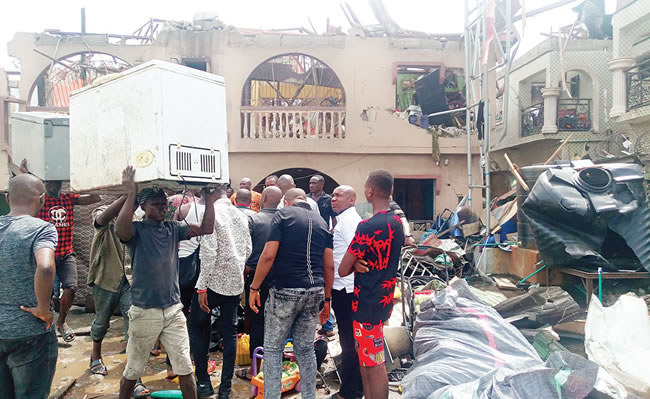 Lagos explosion: Death toll rises to 20, families search for missing relatives