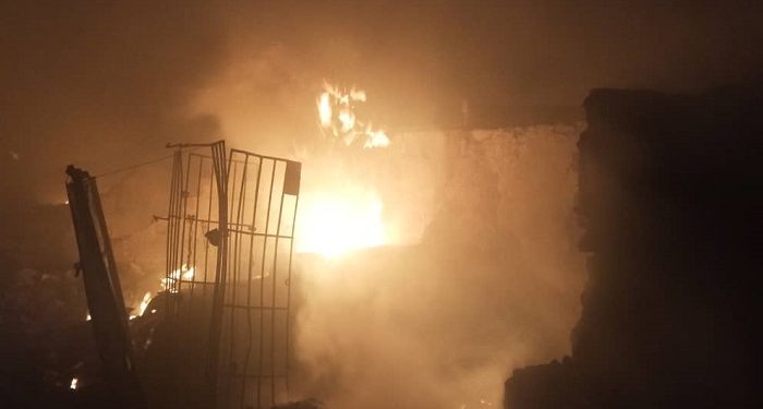 JUST IN: Fire guts Kebbi medical store
