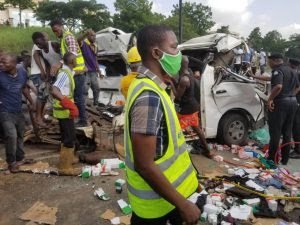 UPDATED: One feared dead, two injured in Otedola bridge accident